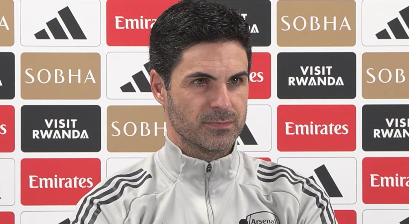 kaiyun-阿尔特塔：卡拉菲奥里是肌肉伤；我会根据对手调整中锋选择